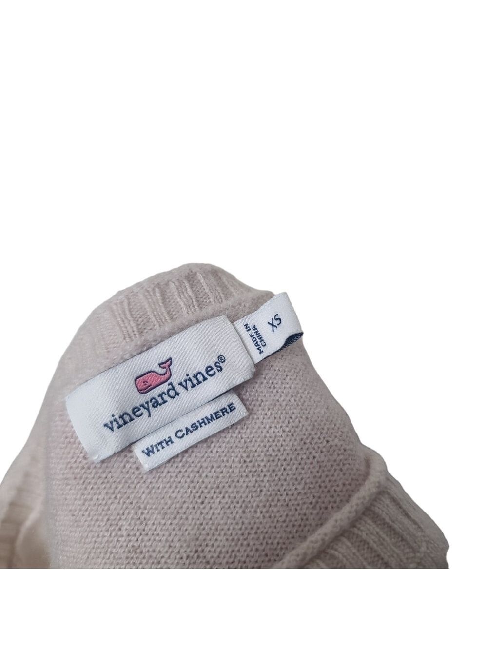 Vineyard Vines Wool & Cashmere Stripe Colorblock Sweater XS - Picture 6 of 8